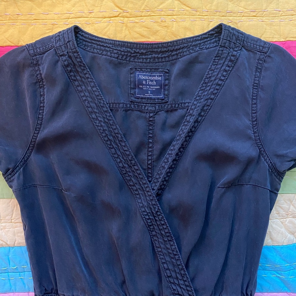 Abercrombie‎ & Fitch Charcoal Ankle Jumpsuit - Picture 7 of 9